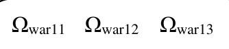 Ωwar11 Ωwar12 Ωwar13