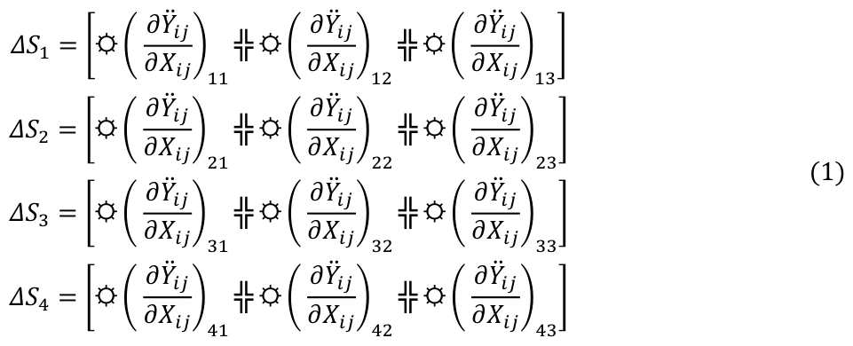 Equation 1: Dynamic sectoral growth system.